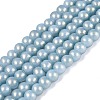 Baking Paint Glass Pearl Beads Strands DGLA-ZX001-05A-16-1