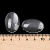 Transparent Oval Glass Cabochons X-GGLA-R022-30x20-3