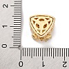 Rack Plating Brass Micro Pave Cubic Zirconia Beads KK-Z082-13G-3