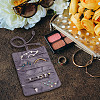 2Pcs Retro Rectangle Silk Zipper Roll Pouches ABAG-GO0001-02A-6