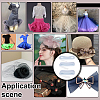 3 Rolls 3 Styles Elastic Polyester Deco Mesh Ribbons DIY-NB0013-55B-6