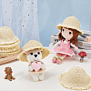 Doll Straw Hat DIY-WH0504-827A-4