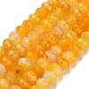 Natural Banded Agate Beads Strands G-Z111-A01-02-3