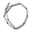 Handmade Lampwork Chevron Beads LAMP-Z019-01-14-2