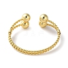 Rack Plating Brass Double Layer Cuff Bangles BJEW-H326-02G-3