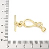 Brass Toggle Clasps KK-Z083-09G-3