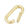 Brass Spring Gate Rings KK-S527-01G-B-2