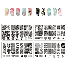 Lace Flower Stainless Steel Nail Art Stamping Plates MRMJ-R082-078