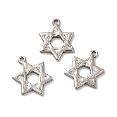Non-Tarnish 304 Stainless Steel Pendants LS-STAS-Q001-02P-1