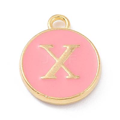Golden Plated Alloy Enamel Charms ENAM-Q437-14X-1