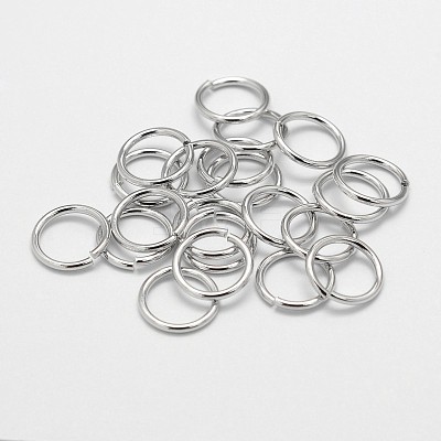 Eco-Friendly Brass Open Jump Rings X-KK-M165-9mm-01P-NR-1