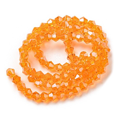 Transparent Electroplate Glass Beads Strands EGLA-A039-T2mm-A23-1