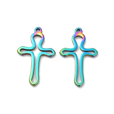 304 Stainless Steel Pendants STAS-H214-17RC-1