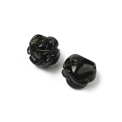 Natural Obsidian Beads G-O156-A-24-1