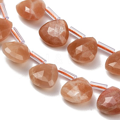 Natural Sunstone Beads Strands G-C292-A07-01-1