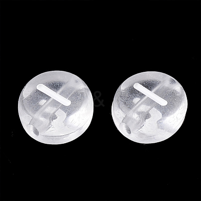 Transparent Acrylic Beads TACR-N002-04B-1