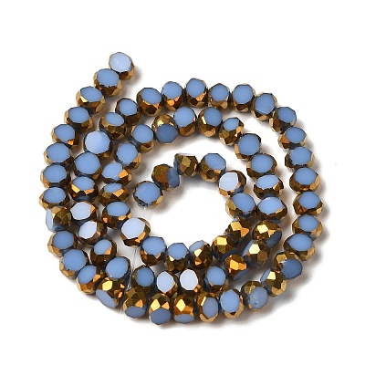 Electroplate Glass Beads Strands X-EGLA-P061-01A-08-1