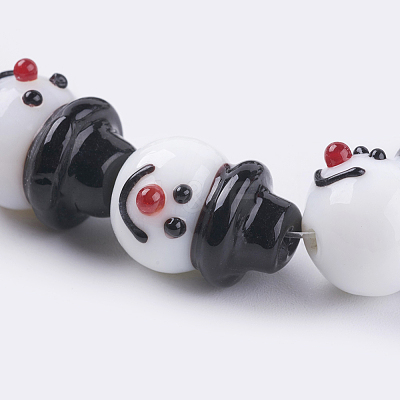 Handmade Lampwork Beads Strands LAMP-N068-5-1