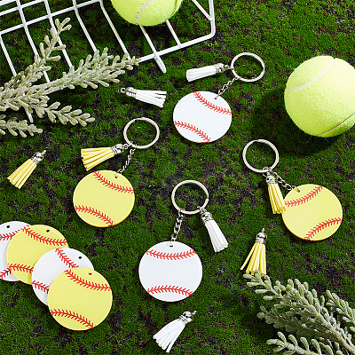 DIY Baseball Keychain Making Kit DIY-GA0005-59-1