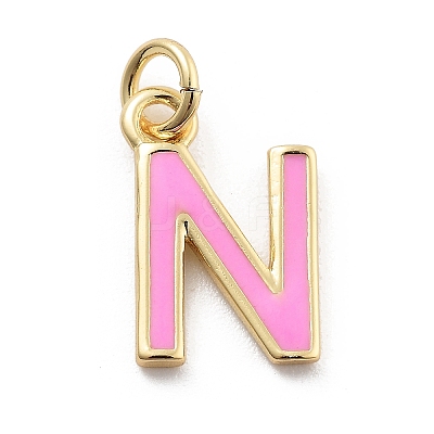 Rack Plating Brass Pendants KK-C065-02N-G-1