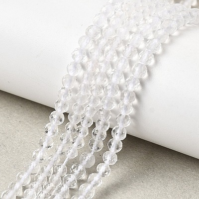 Natural Quartz Crystal Beads Strands G-H336-A11-03-1