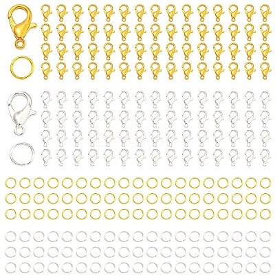 200Pcs Zinc Alloy Lobster Claw Clasps DIY-YW0010-30-1