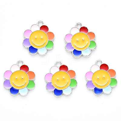 Alloy Enamel Pendants ENAM-N054-009-P-1