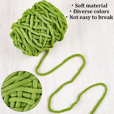 2 Skeins 2 Colors Polyester Yarn OCOR-CY0002-63B-1