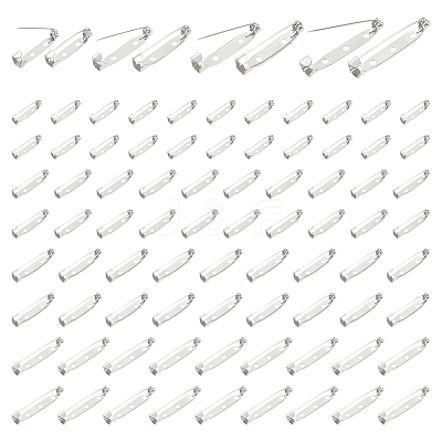 200Pcs 4 Styles Iron Back Bar Pins IFIN-ME0001-21A-1