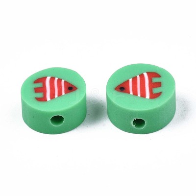 Handmade Polymer Clay Beads CLAY-N007-005-03-1
