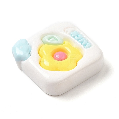Opaque Resin Cabochons RESI-C036-03F-1