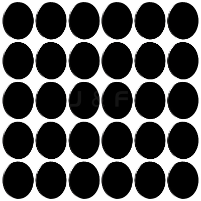 30Pcs Acrylic Flat Round Action Figure Display Bases KY-FG0001-13-1