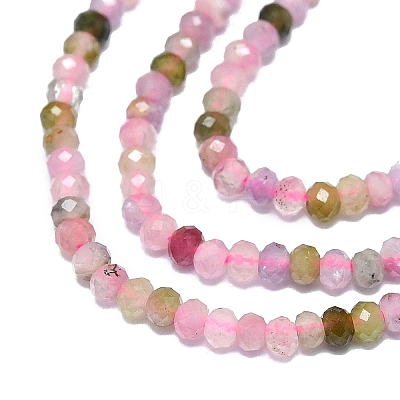 Natural Multicolor Tourmaline Beads Strands G-G106-A06-01-1