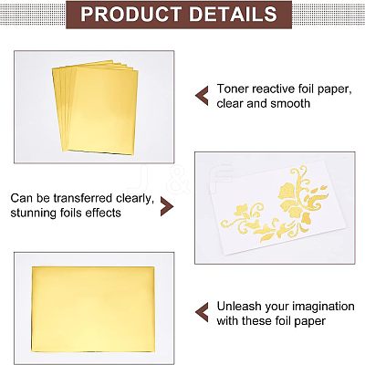 A4 Hot Foil Stamping Paper DIY-WH0193-03A-1