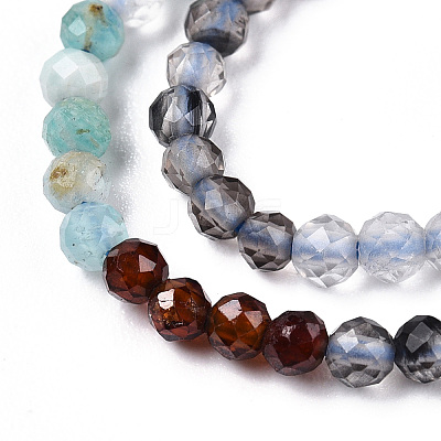 Natural Mixed Gemstone Beads Strands G-D080-A01-03-06-1