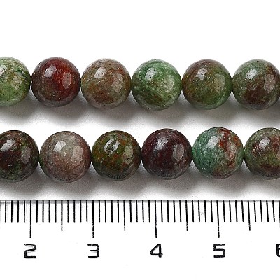 Natural Green Opal Beads Strands G-H045-A03-6MM-1
