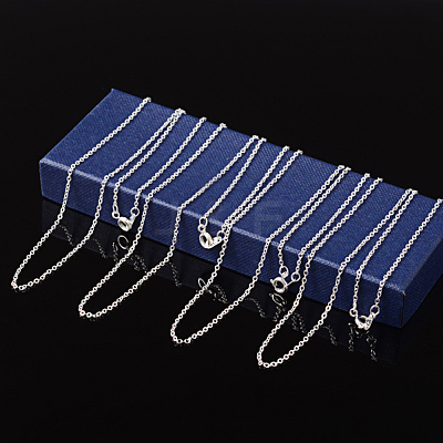 Brass Cable Chain Necklace SW028-S-1