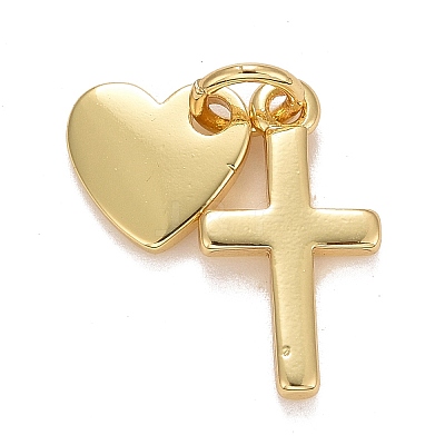 Rack Plating Brass Pendants X-KK-E275-08G-1