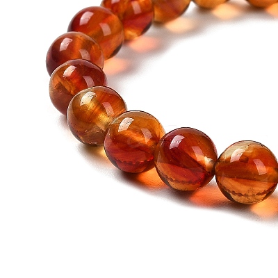 Handmade Lampwork Stretch Bracelets BJEW-R312-02B-06-1