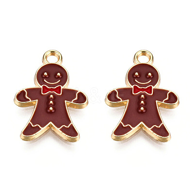 Alloy Enamel Pendants X-ENAM-T009-42C-1