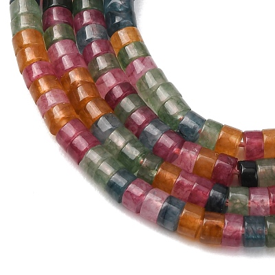 Dyed Natural White Jade Beads Strands G-H230-62A-1