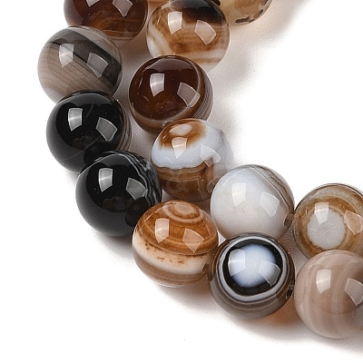 Natural Banded Agate G-Q194-C02-03B-1