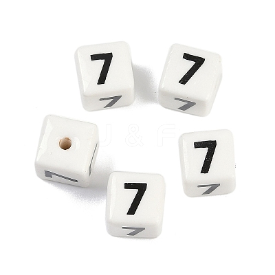 Glazed Porcelain Beads PORC-R003-07-07-1