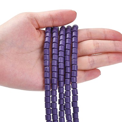 Polymer Clay Bead Strands CLAY-T001-C50-1