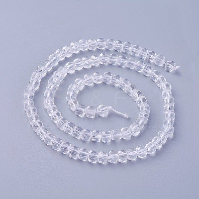 Grade A Natural Quartz Crystal Beads Strands G-F619-34-1