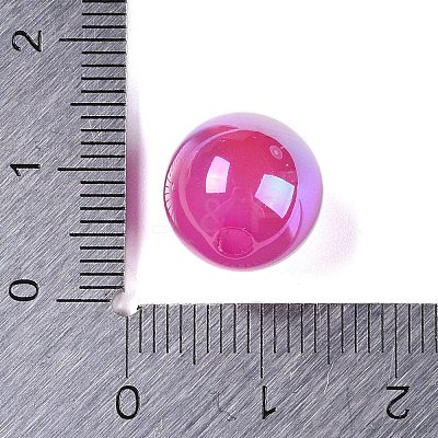 Rainbow Iridescent Plating Acrylic Beads LS-FIND-B077-01E-1