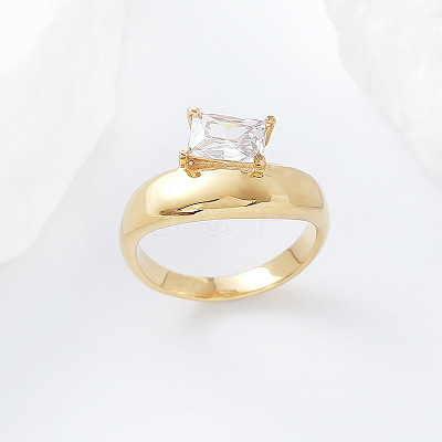 304 Stainless Steel Glass Finger Rings LS-MD8256-1-1