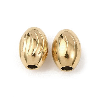 Textured 304 Stainless Steel Beads STAS-I358-11G-01-1