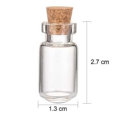 Glass Jar Bead Containers LS-CON-Q017-1