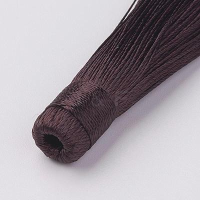 Nylon Tassels Big Pendant Decorations HJEW-G010-B12-1